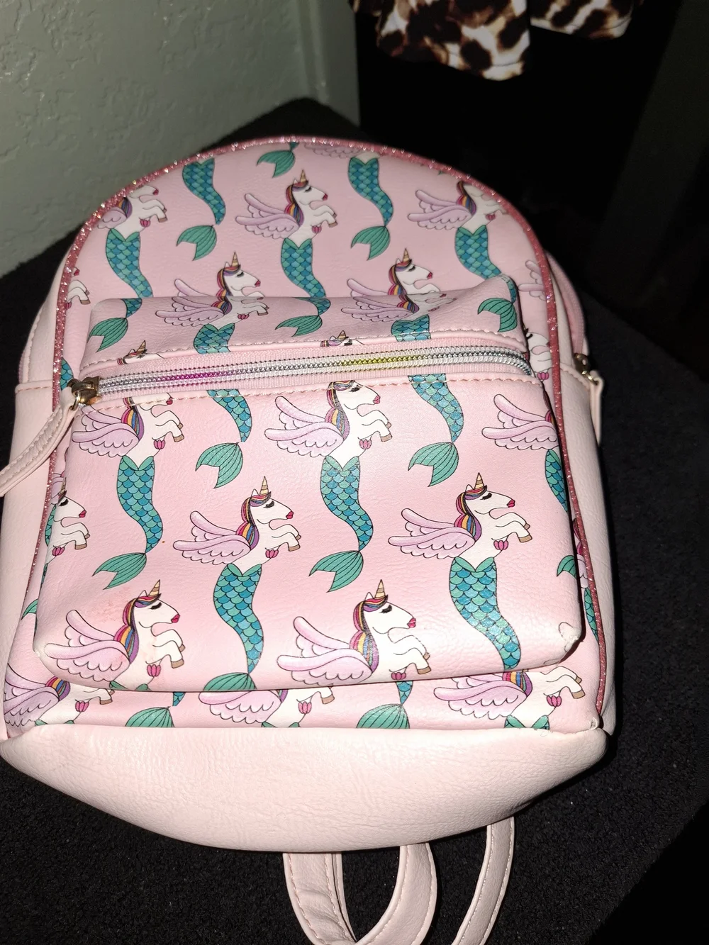 Pink Unicorn Mermaid Mini Backpack - Kids Accessories